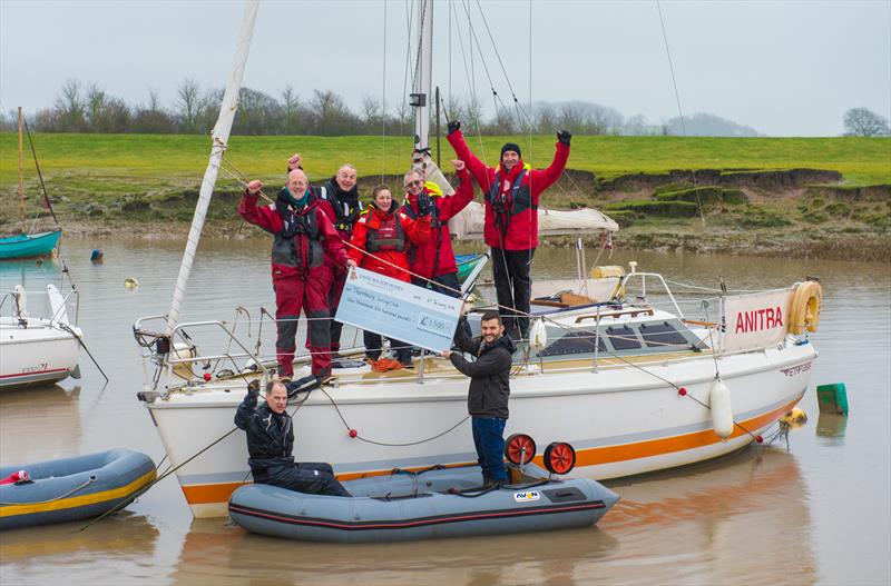 David Wilson Homes present a cheque to Thornbury Sailing Club photo copyright Rebecca Henderson taken at Thornbury Sailing Club