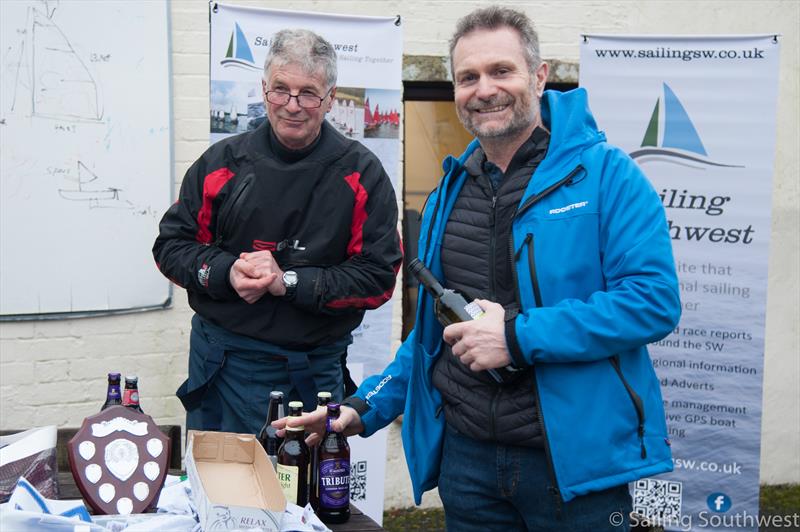 Steve Cockerill wins the Exe Sails Roadford Rocket photo copyright Sailing Southwest taken at Roadford Lake Sailing Club