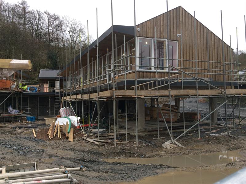 Hello to the new clubhouse at South Windermere Sailing Club - photo © Mark Fearnley