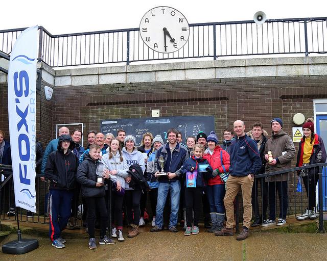 The prizewinners in the Alton Water Frostbite Series photo copyright Tim Bees taken at Alton Water Sports Centre