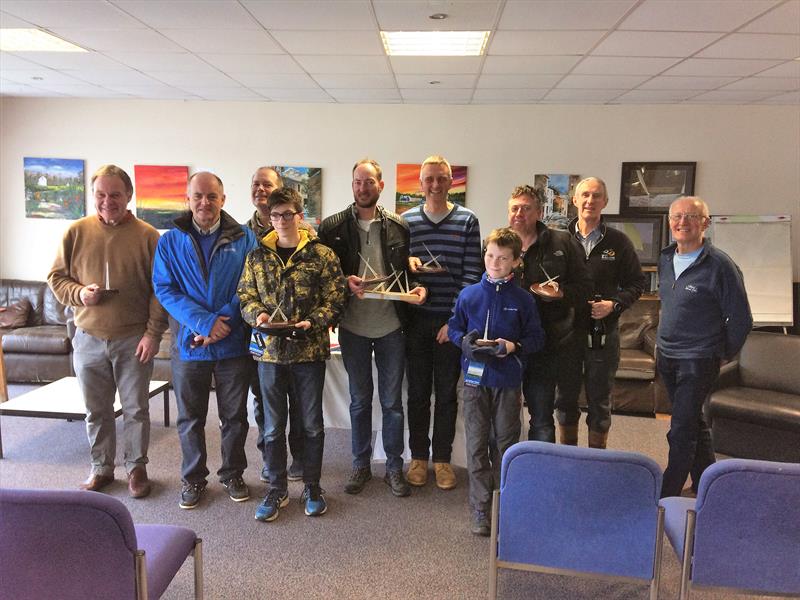 Leigh & Lowton Tipsy Icicle Series Prize Winners photo copyright Richard Catchpole taken at Leigh & Lowton Sailing Club
