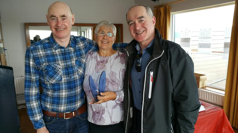 Frank Miller (l) & Ed Butler (r), 2nd place Fast PY Fleet in the 47th Dun Laoghaire Frostbites - photo © Frank Miller