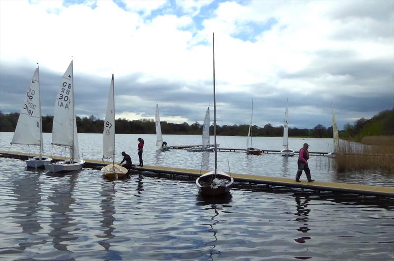 Brand new jetties in use at Budworth Sailing Club  photo copyright Mark Cleary taken at Budworth Sailing Club