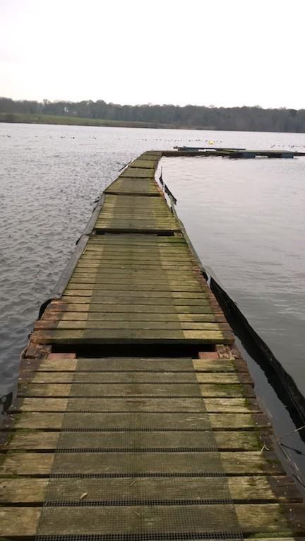 The old jetty at Budworth Sailing Club photo copyright Mark Cleary taken at Budworth Sailing Club