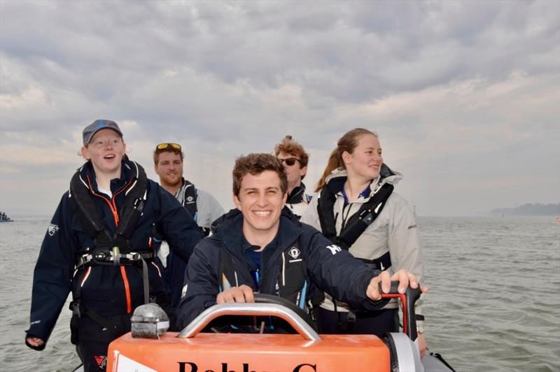 Fun on the RIB during the EUSC Reunion Race Weekend photo copyright Will Roberts taken at Royal Southern Yacht Club