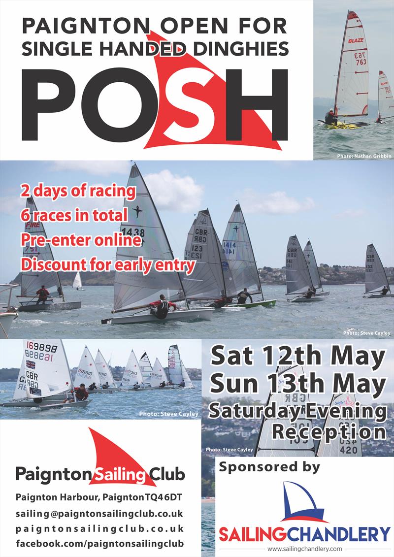 POSH Poster photo copyright Paignton SC taken at Paignton Sailing Club