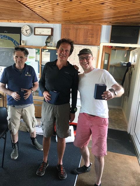 Paul Stapleton & Keran Power, first & second individual, first & second single hander in the Mid Thames Inter Club Trophy photo copyright Kevin Anderson taken at Hampton Sailing Club