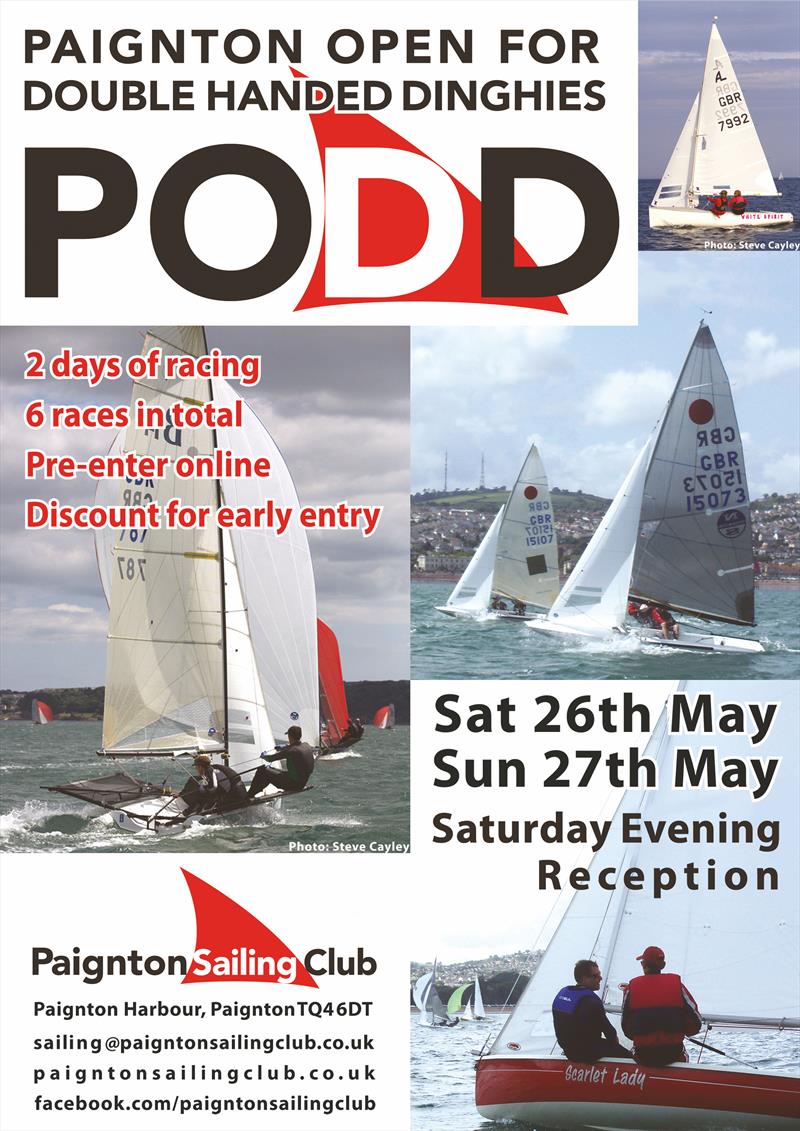 PODD: Paignton Open for Double Handed Dinghies photo copyright Arthur Phillips taken at Paignton Sailing Club