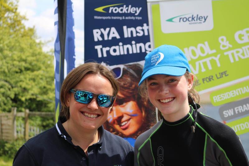 AJ from Rockley and Megan Hardiman during the Bartley Junior Regatta - photo © Kerry Webb