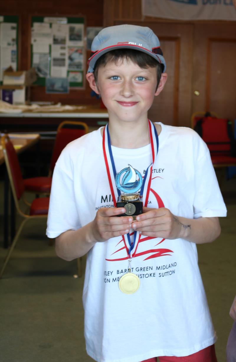William Moss finishes 2nd in the  the Bartley Junior Regatta photo copyright Kerry Webb taken at Bartley Sailing Club