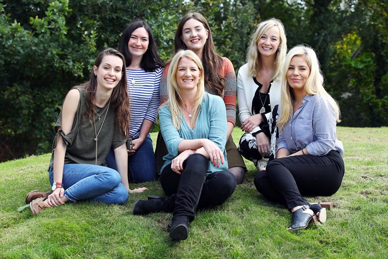 Kate (centre) with some of the ADPR team photo copyright ADPR taken at 