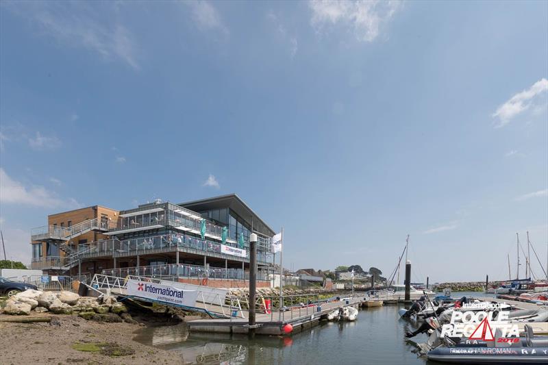 The new Parkstone Yacht Club on day 1 of the International Paint Poole Regatta 2018 photo copyright Ian Roman / International Paint Poole Regatta taken at 