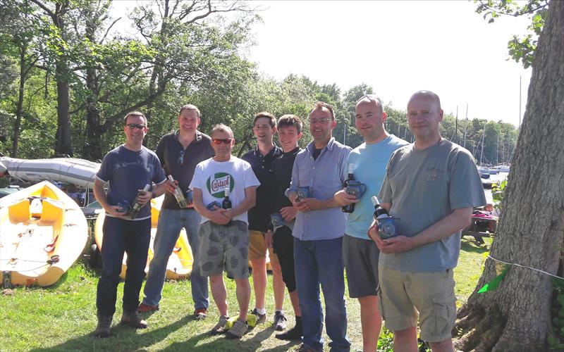 Ullswater Single Hander Weekend prize winners photo copyright Sue Giles taken at Ullswater Yacht Club