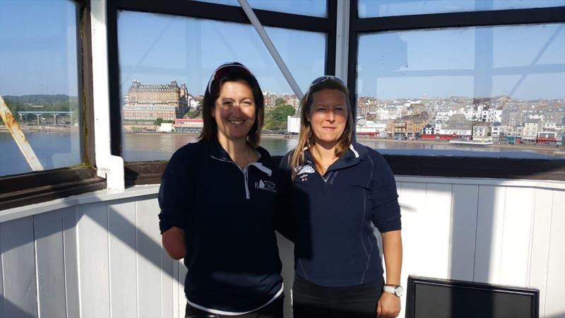 Hannah Stodel and Mary Rook photo copyright RYA North East taken at Scarborough Yacht Club