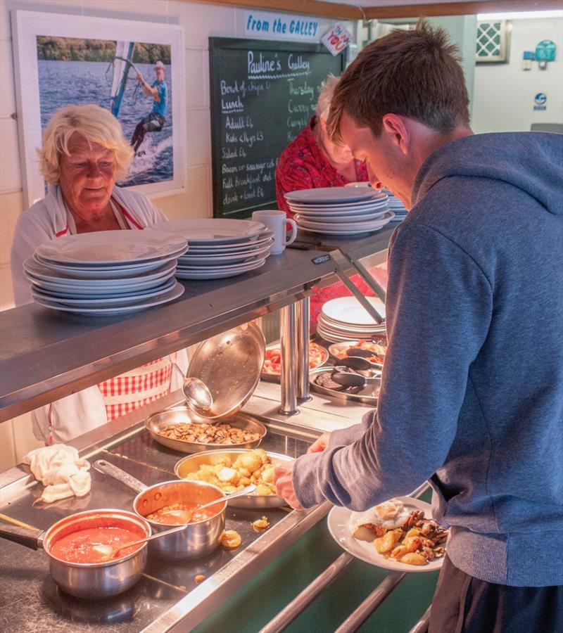 Breakfast is served during the Notts County SC Spring Regatta photo copyright David Eberlin taken at Notts County Sailing Club