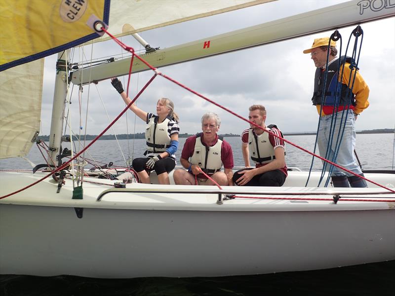Fernhurst Books celebrates its 5th birthday with match racing and a dinner at Draycote Water photo copyright Draycote Water Sailing Club taken at Draycote Water Sailing Club