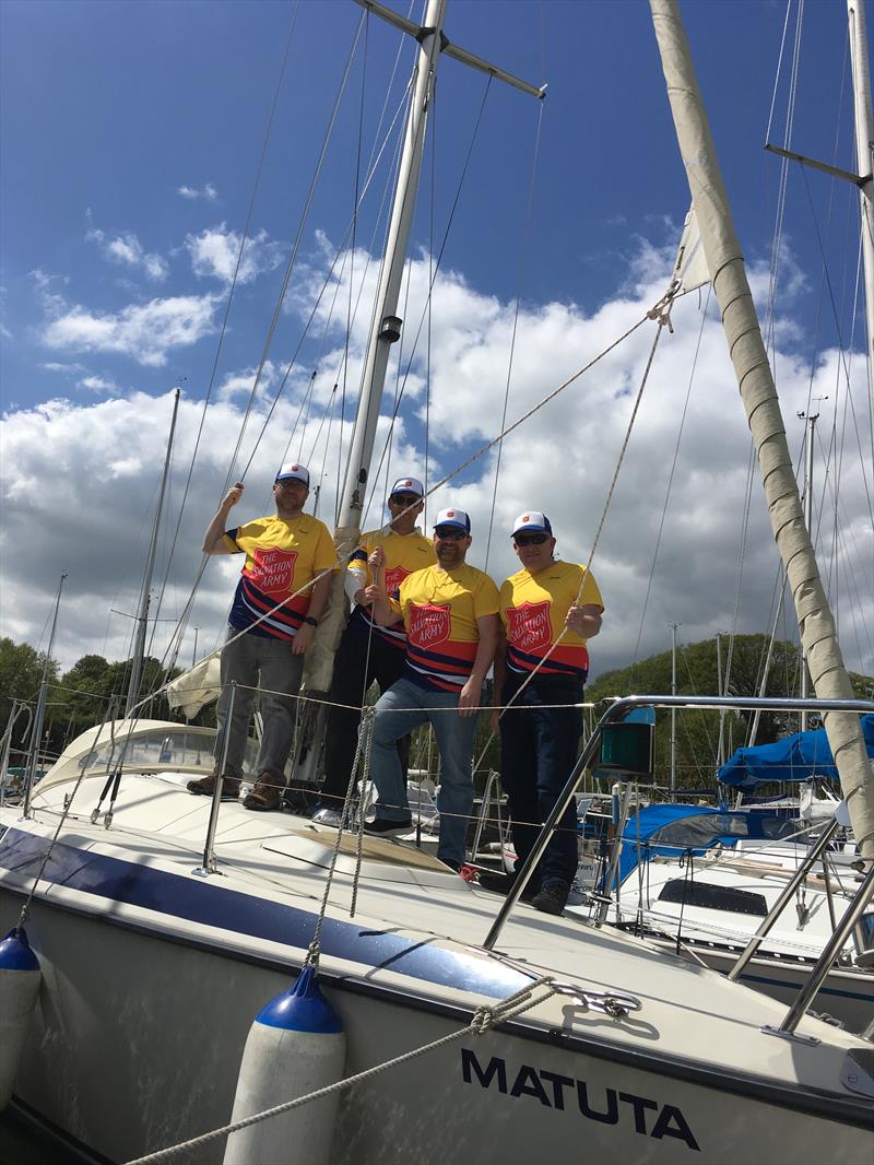 Team Matuta prepare foe the Round the Island Race photo copyright Team Matuta taken at 