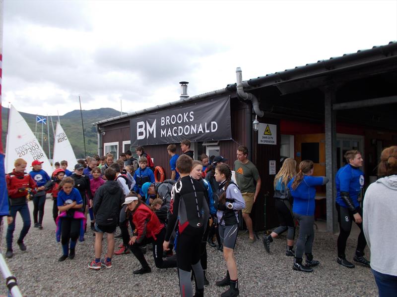 Brown Cup Scottish Schools Championships at Loch Earn photo copyright Roger Wallace taken at Loch Earn Sailing Club