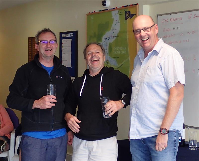 Fast Fleet Winners: Nigel Skunder and Keith Mills in the Chichester Yacht Club Regatta photo copyright Helen Green taken at Chichester Yacht Club