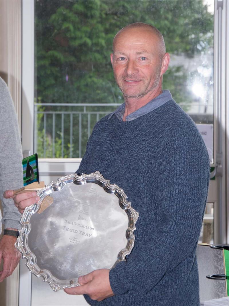 Terry Preedee wins the Long Distance Race during the Bala Long Distance and Grand Prix Race Weekend 2018 photo copyright John Hunter taken at Bala Sailing Club