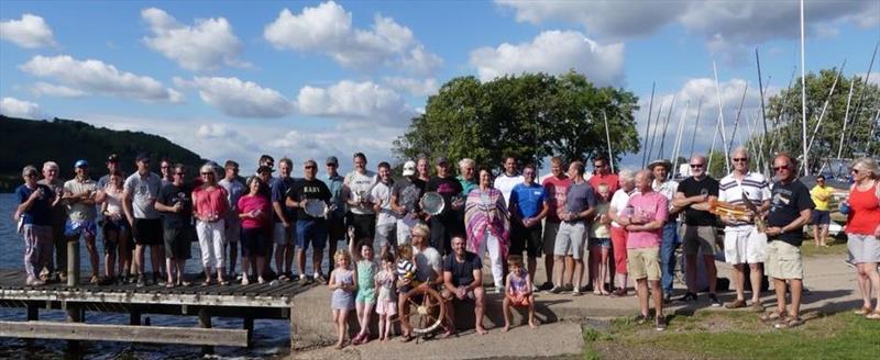 Lord Birkett Memorial Trophy 2018 prize winners photo copyright Pauline Thompson taken at Ullswater Yacht Club