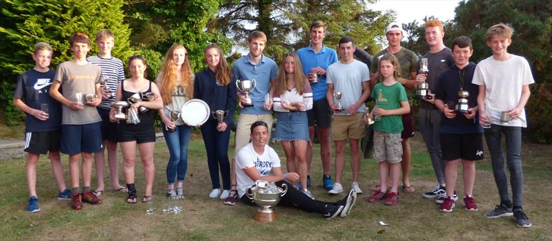 Solway Yacht Club Cadet Week trophy winners photo copyright Becky Davison taken at Solway Yacht Club