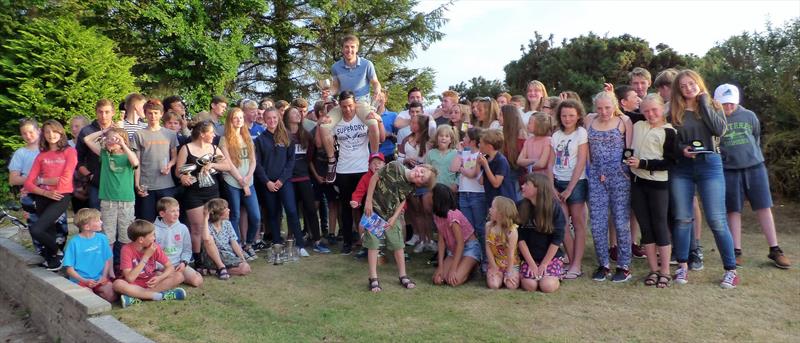 The cadets at Solway Yacht Club Cadet Week photo copyright Becky Davison taken at Solway Yacht Club