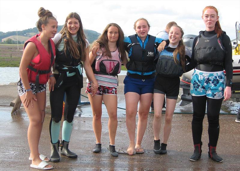 The racing girls at Solway Yacht Club Cadet Week - photo © Becky Davison