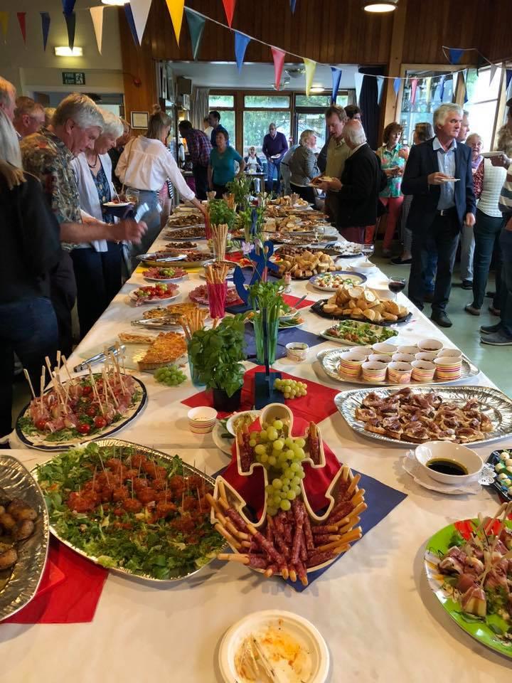 The Mediterranean themed Commodore's Reception during Solway YC Kippford Week photo copyright David Rowand taken at Solway Yacht Club