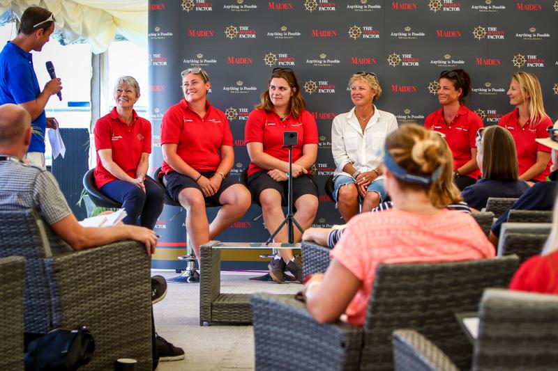 Tracy Edwards launches The Maiden Factor at Lendy Cowes Week photo copyright Tom Gruitt / CWL taken at Cowes Combined Clubs