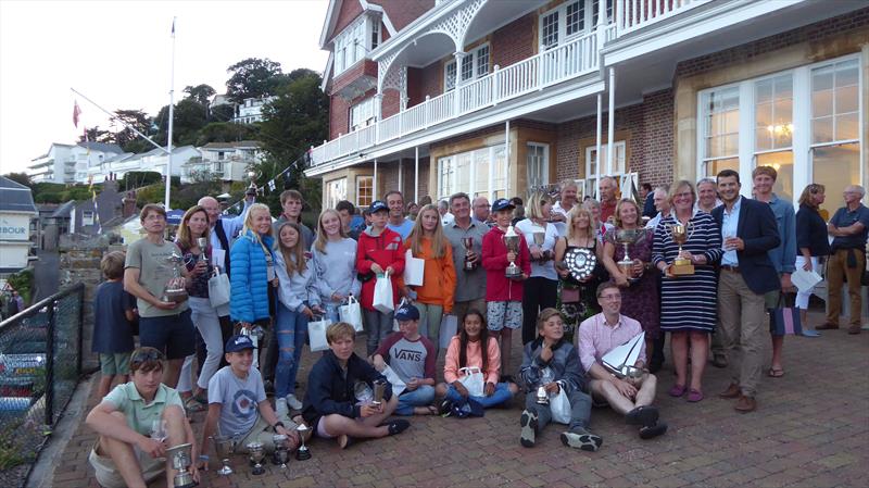 Salcombe Gin Salcombe Yacht Club Regatta prize giving photo copyright Jayne Morris taken at Salcombe Yacht Club