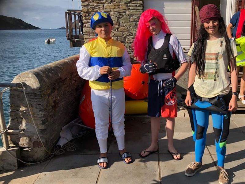 Fancy Dress Friday Pursuit Race during the Salcombe Town Regatta photo copyright Jayne Morris taken at Salcombe Yacht Club