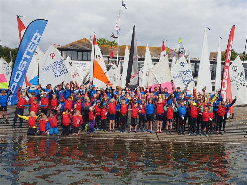 Christchurch Sailing Club Junior Week photo copyright Richard Beasley & Steve Hayles taken at Christchurch Sailing Club