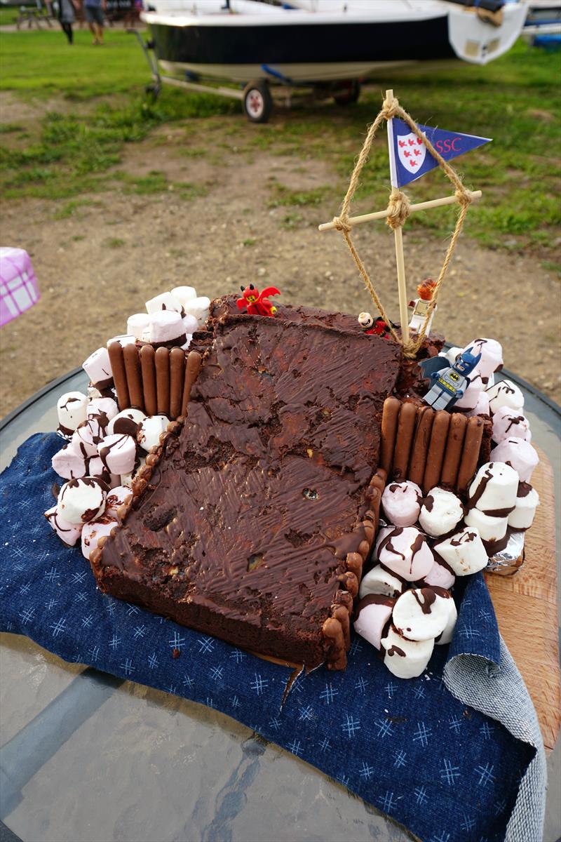 Chocolate brownie slipway made by Rhys Griffiths at Shoreham Sailing Club photo copyright Jamie Wright taken at Shoreham Sailing Club