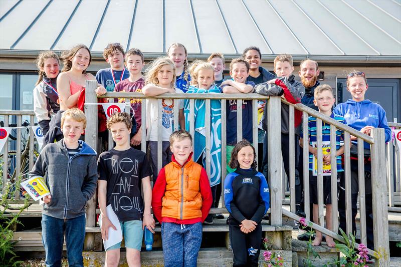 Young sailors enjoy the Buzz in the Bay photo copyright Emily Whiting taken at Pevensey Bay Sailing Club