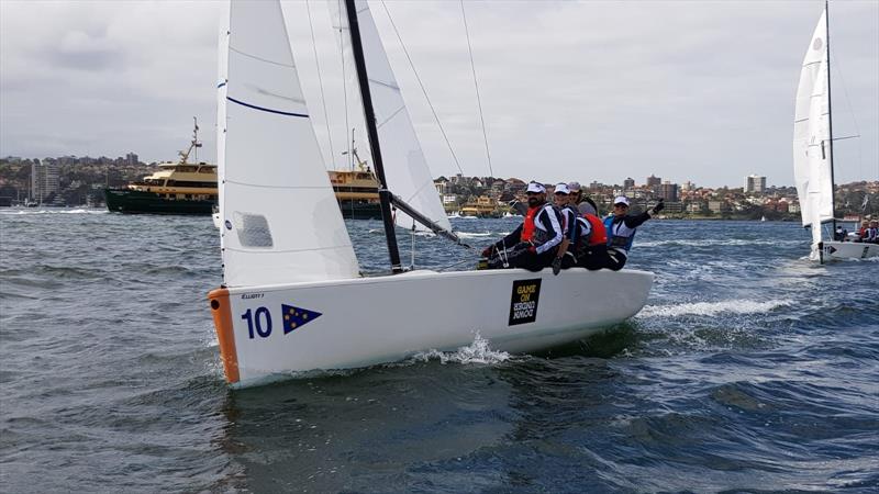 Poppy Pawsey, John Shepard, Sadie Melling and Andrew 'Pav' Taylor during the Invictus Games 2018 - photo © RYA