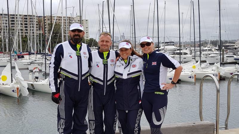 Andrew Taylor, John Shepard, Poppy Pawsey & Sadie Melling during the Invictus Games 2018 photo copyright RYA taken at 