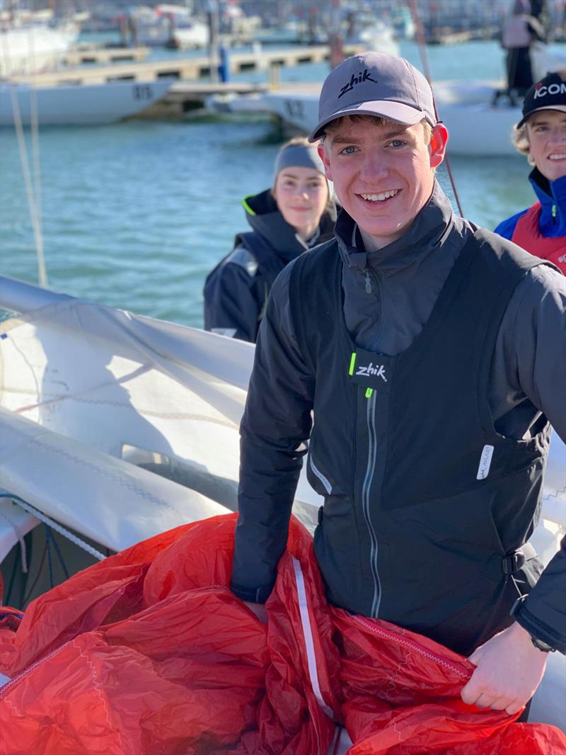 Royal Lymington Yacht Club Member Robby Boyd photo copyright RLymYC taken at Royal Lymington Yacht Club