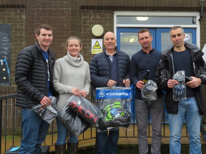 Best club team, Brightlingsea SC, in the Alton Water 2019 Fox's Chandlery Frostbite Series photo copyright Emer Berry taken at 