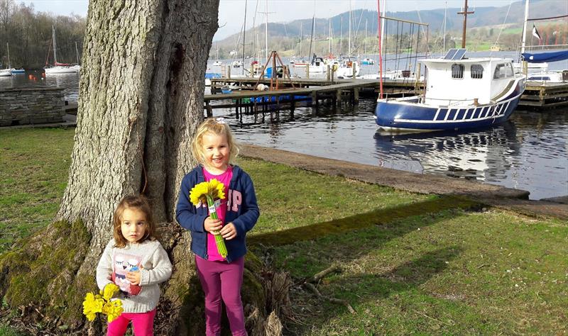 Marcia and Florence during the Ullwater Yacht Club Daffodil Regatta 2018 - photo © Sue Giles