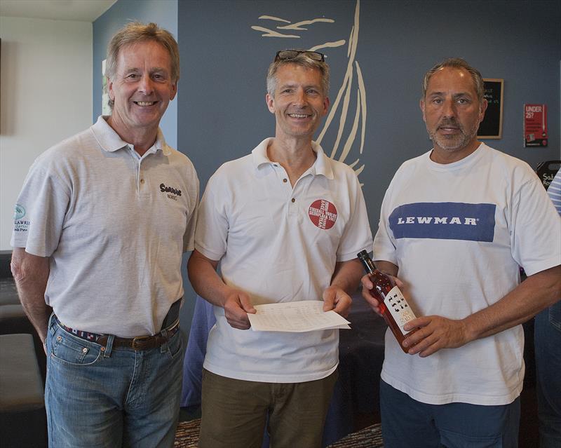 Graham Newton & Mark Stevens win the Tripartite Cup 2019 photo copyright David Bell taken at Staunton Harold Sailing Club