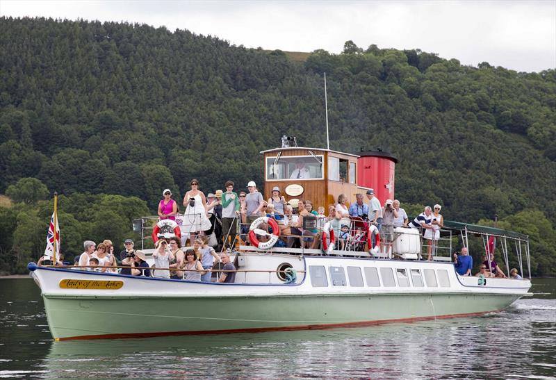 Passengers on the Ullswater Steamer during Birkett 2018 photo copyright Tim Olin / www.olinphoto.co.uk taken at Ullswater Yacht Club