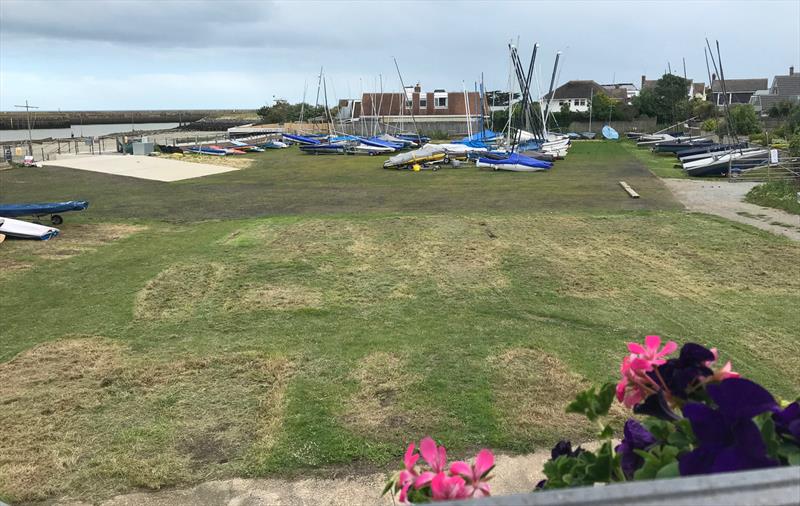 Shoreham Sailing Cub dinghy park transformation photo copyright Sophie Mackley taken at Shoreham Sailing Club