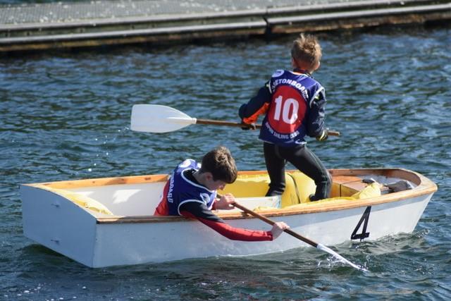 Fleet having fun during Ripon Sailing Club's Junior Trophy & Fun Day photo copyright Gail Jackson taken at Ripon Sailing Club