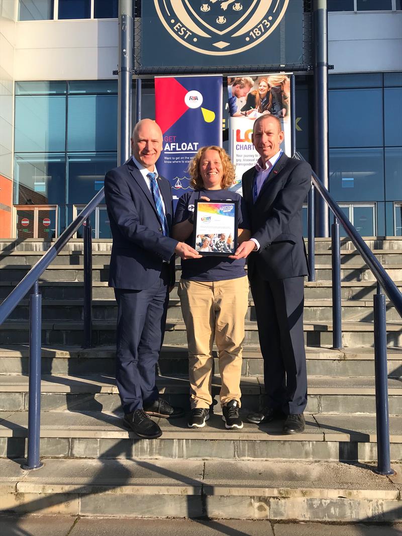 LGBT Foundation Certificate photo copyright RYA Scotland taken at 