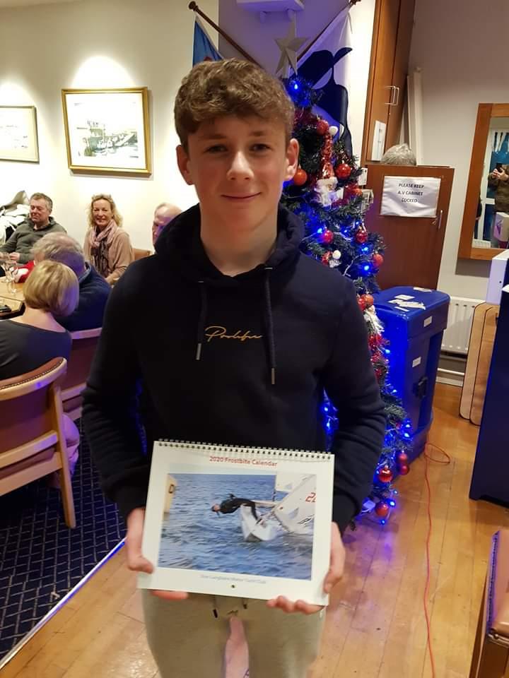 Conor Gorman - Laser Radial winner (Overall) in Dun Laoghaire Frostbite Series 1 photo copyright Frank Miller taken at Dun Laoghaire Motor Yacht Club