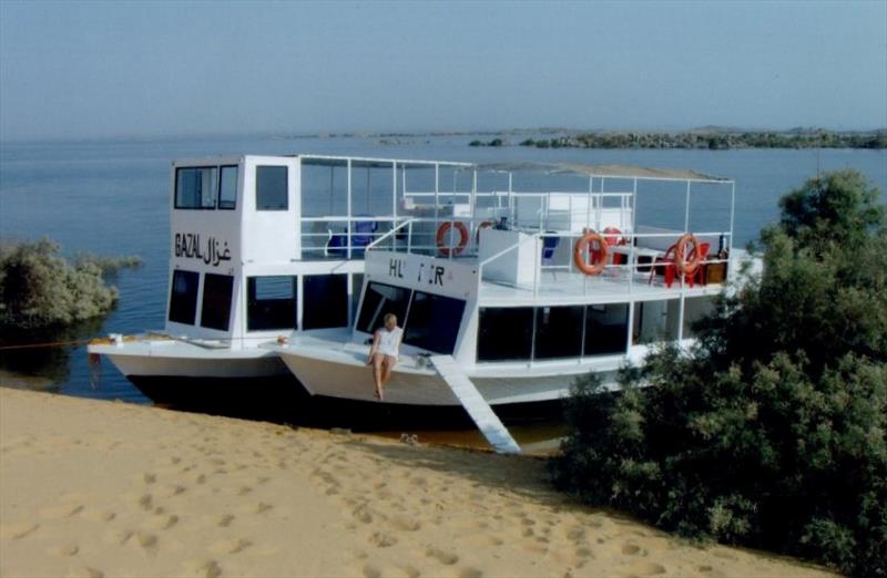 Lake Nasser boats - photo © Liz Potter