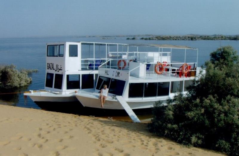 Lake Nasser boats photo copyright Liz Potter taken at 