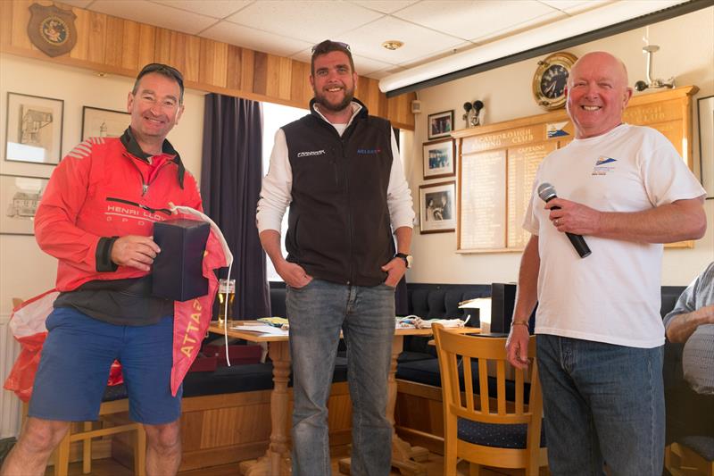 Jon Livesay, owner of IRC Class Winner Vision during the Scarborough Yacht Club 2020 Regatta photo copyright Chris Clark taken at Scarborough Yacht Club