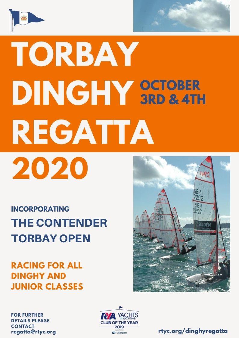 Torbay Dinghy Regatta 2020 photo copyright RTYC taken at Royal Torbay Yacht Club
